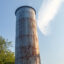 The water tower is a defining feature of the Bynum skyline and has stood for 75 years. Credit: Lisa Sorg/Inside Climate News