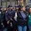 During a demonstration at Citibank’s headquarters in Manhattan on Wednesday, 33 protesters were taken into custody, including Rachel Rivera (center), a board member with New York Communities for Change. Credit: Keerti Gopal/Inside Climate News