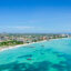 An aerial view of Aruba’s Palm Beach. Credit: VWPICS/Jimmy Villalta/Universal Images Group via Getty Images