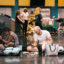 People and their pets rest at the Oregon Convention Center cooling station in Portland as the city is hit with extreme temperatures caused by a heat dome on June 28, 2021. Credit: Kathryn Elsesser/AFP via Getty Images