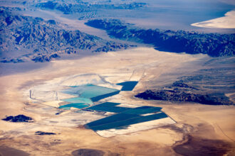 The Silver Peak mine in Clayton Valley, Nev. is the only active lithium mine in the U.S. Credit: Marli Miller/UCG/Universal Images Group via Getty Images