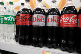 Lawyers representing the city of Baltimore filed a lawsuit claiming Coca-Cola, along with PepsiCo and six other companies, used deceptive business practices and created a public nuisance. Credit: Spencer Platt/Getty Images