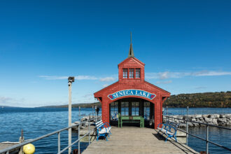 Fish from Seneca Lake have been found to be contaminated with PFOS at levels 1,000 times higher than the New York State limit for drinking water. Credit: John Greim/LightRocket via Getty Images