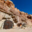 Entrances to a uranium mine are locked shut outside Ticaboo, Utah. Credit: Photo by George Frey/Getty Images