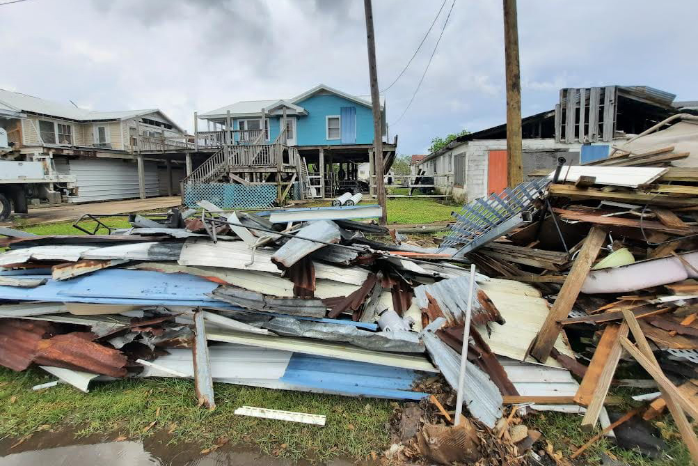 A view of the damage left in Chauvin, Louisiana, after Hurricane Ida hit the state in 2021. Louisiana homeowners may have a harder time holding onto their private insurance after the state Legislature made it easier for insurers to cancel policies. Credit: Rachel Mipro/Louisiana Illuminator