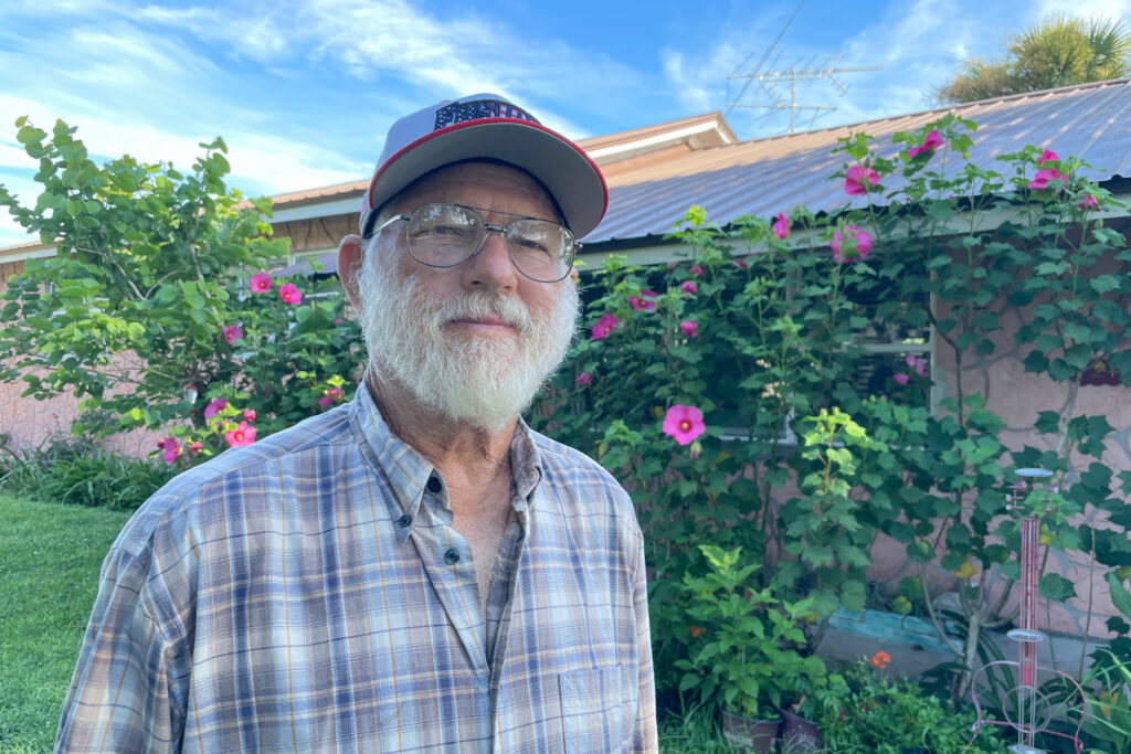 Steve Salem lives in a rust-colored ranch-style house with his wife along the Ribault River, Florida’s longest tributary of the St. Johns River. Credit: Amy Green/Inside Climate News