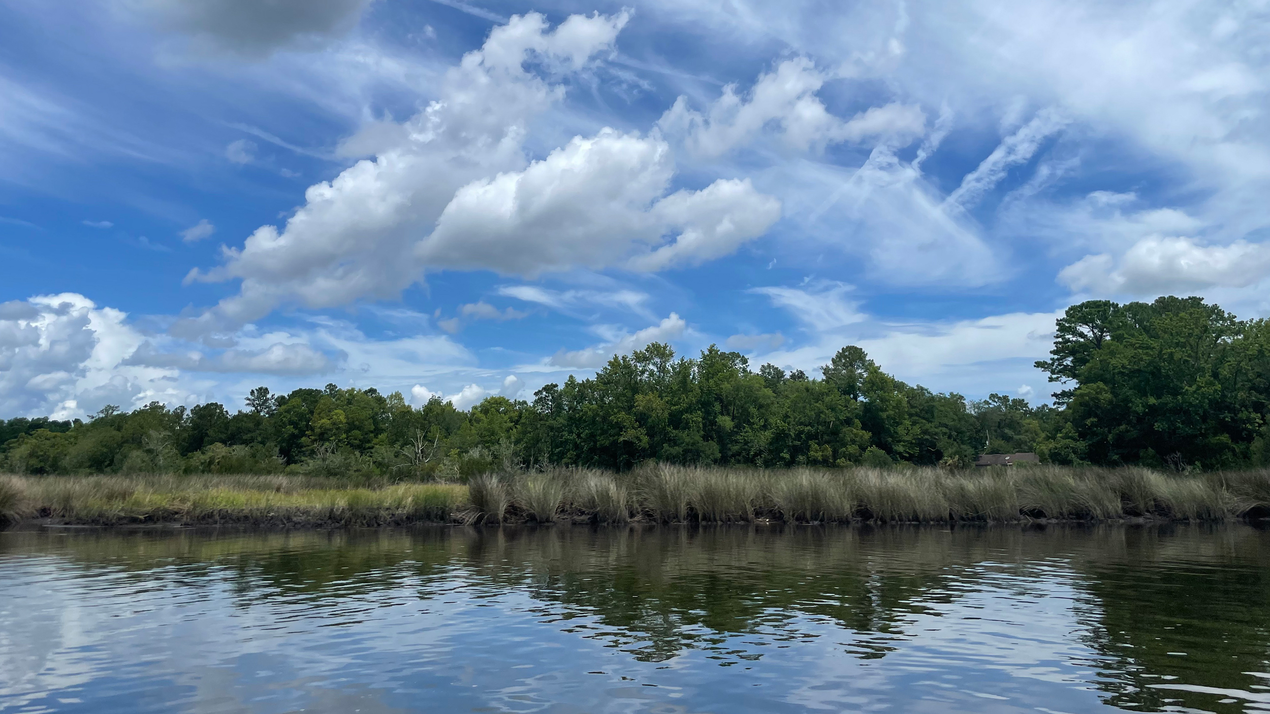 The Ribault River, a tributary of the St. Johns, is especially vulnerable to sea level rise. In 2017, Hurricane Irma joined with a nor'easter to push sea water upstream into the St. Johns. Credit: Amy Green/Inside Climate News