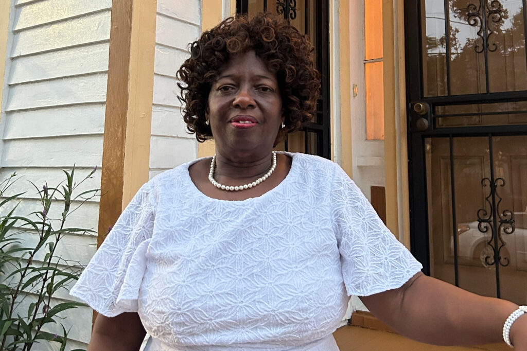 Janet Tobias, 68, of New Orleans is among thousands who lost home insurance in recent years as repeated hurricanes have slammed into Louisiana, prompting some insurers to leave the state. Credit: Pam Radtke/Floodlight