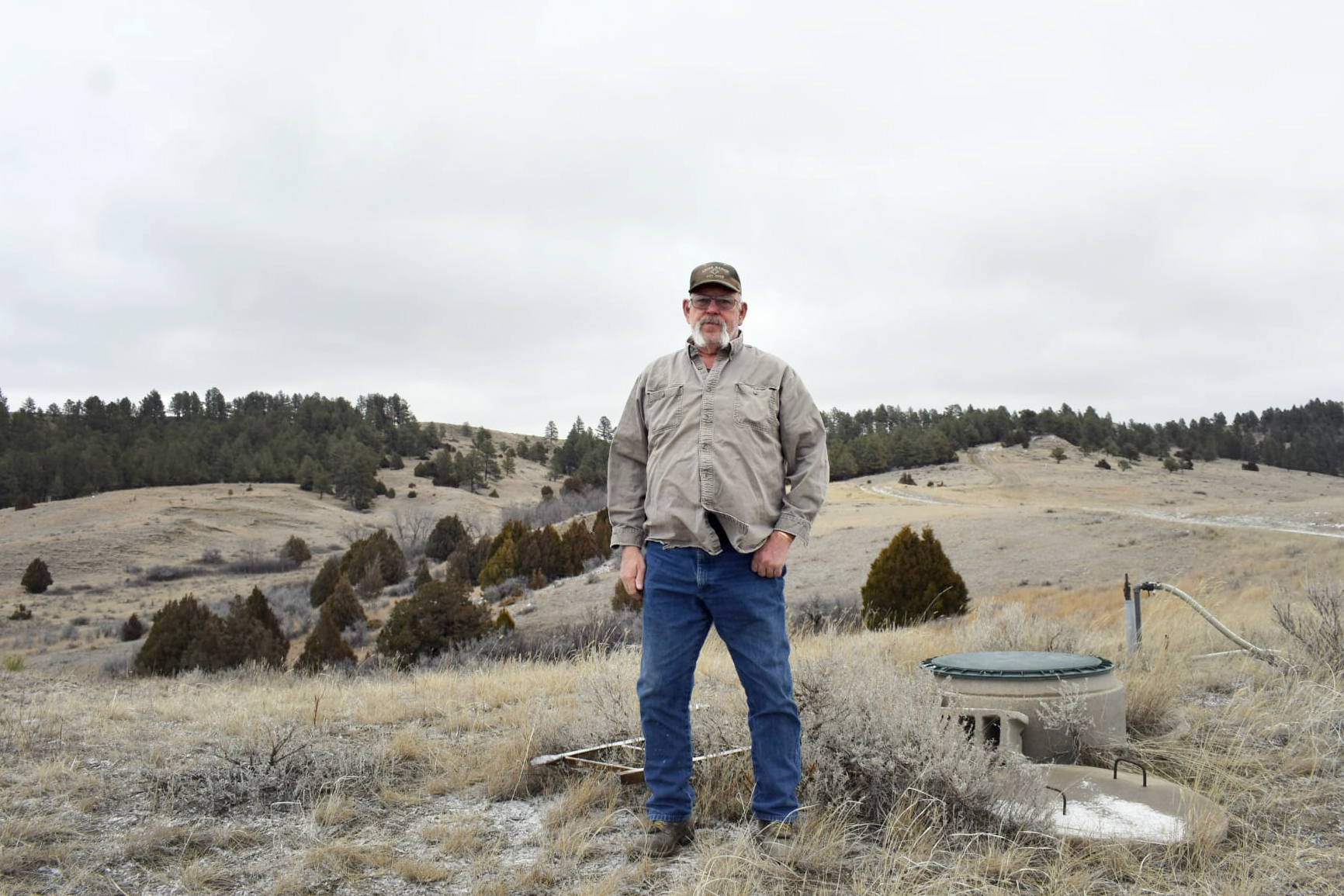 Jerry Keith is a third-generation rancher from the Chalk Butte Mountain Range area, which is northeast of the Snowy River project. Credit: Najifa Farhat/Inside Climate News