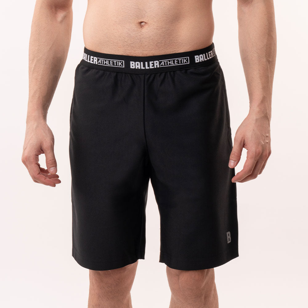 Black Fitness Shorts for Men