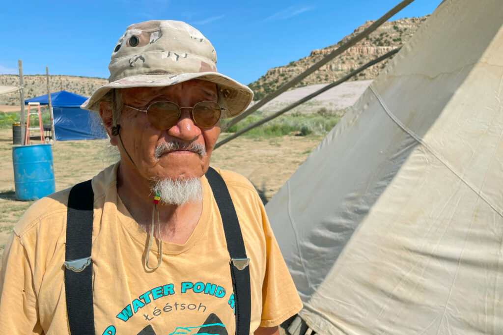 Tony Hood grew up between two uranium mining areas in the Red Water Pond Road Community, an area on the Navajo Nation that is 15 miles north of Church Rock, New Mexico. Credit: Noel Lyn Smith/Inside Climate News